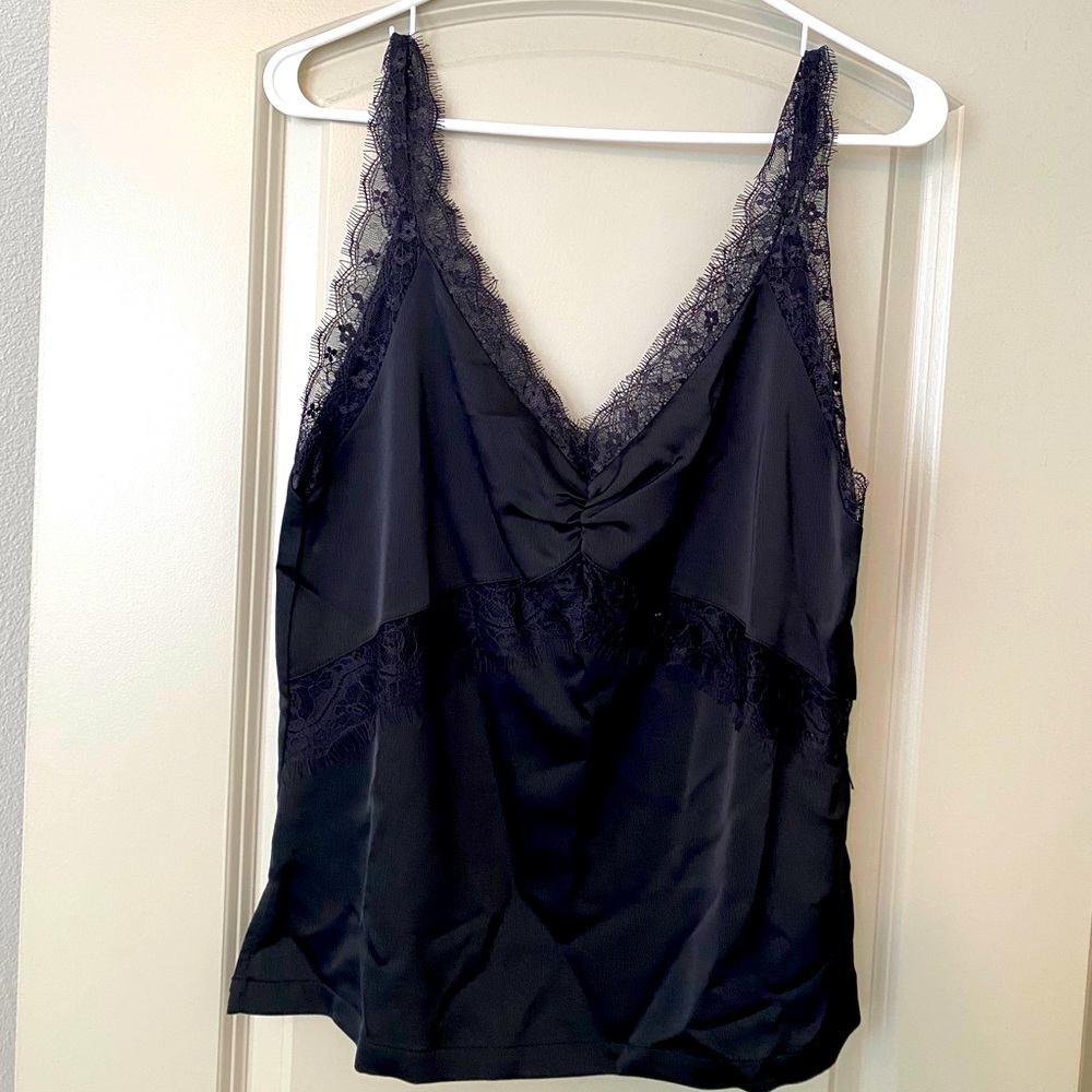 Forever 21 black lace tank top